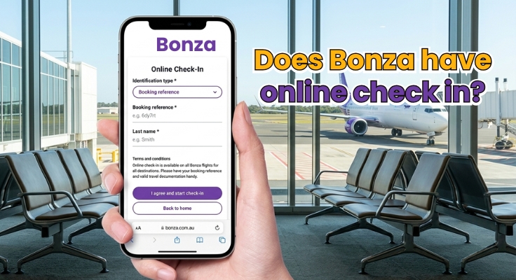 Does Bonza have online check in?  